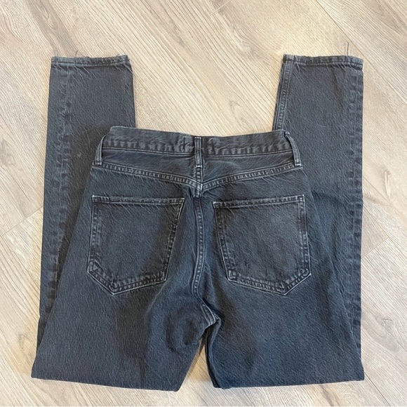 Free ship - AGOLDE Jeans Jamie Straight Leg High Rise Ankle Crop Denim Size 23 - Picture 7 of 12